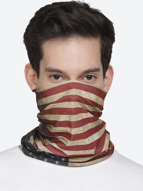 

Free Authority Men Maroon & Beige Printed Beanie