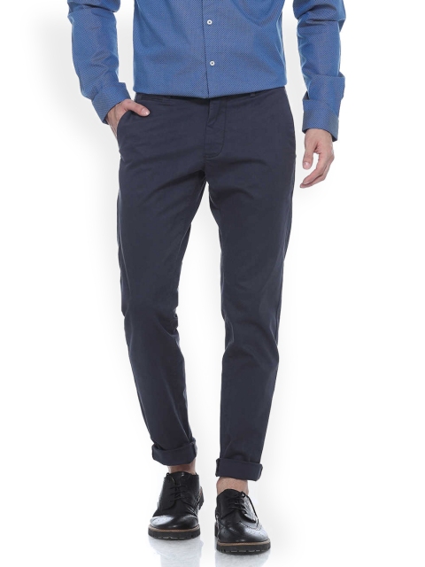 

Basics Tapered Fit Navy Blue Chino