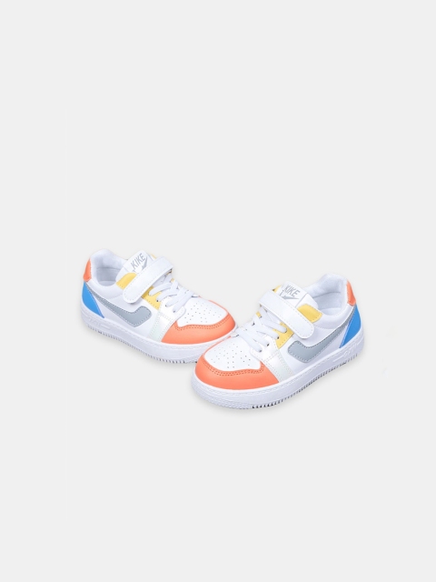 

Hopscotch Boys Orange Colourblocked PU Sneaker Casual Shoes