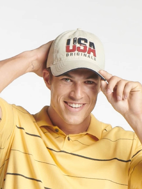 

Jockey Men Beige Adjustable Back Closure And Hard Peak Cap