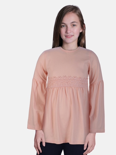 

Gini and Jony Girls Peach-Coloured Top