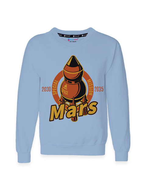 

KYDA KIDS Boys Grey Printed Sweatshirt