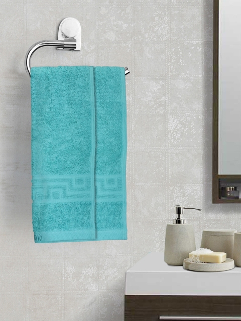 

Raymond Home Set of 2 Cotton Hand Towels, Blue