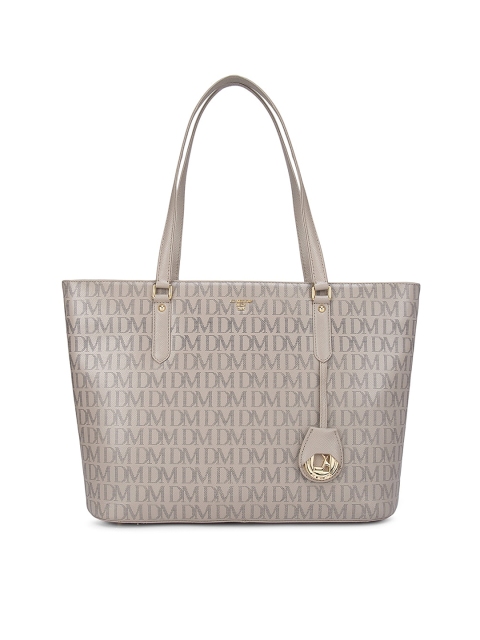 

Da Milano Women Beige Printed Leather Structured Shoulder Bag