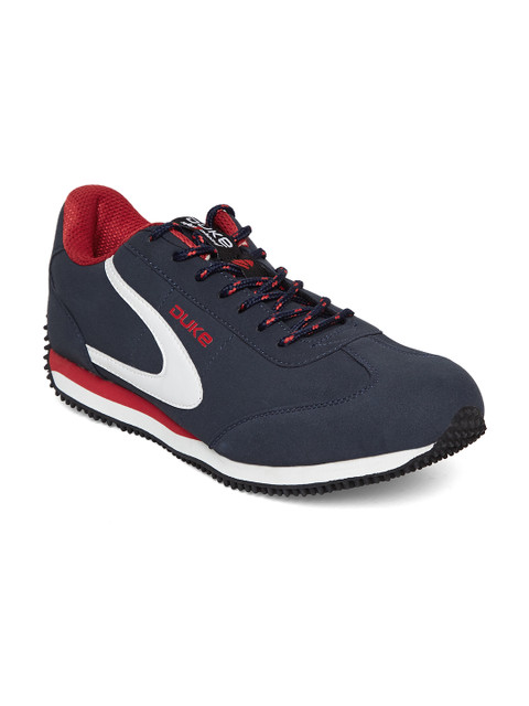 

Duke Men Navy Blue Running Shoes