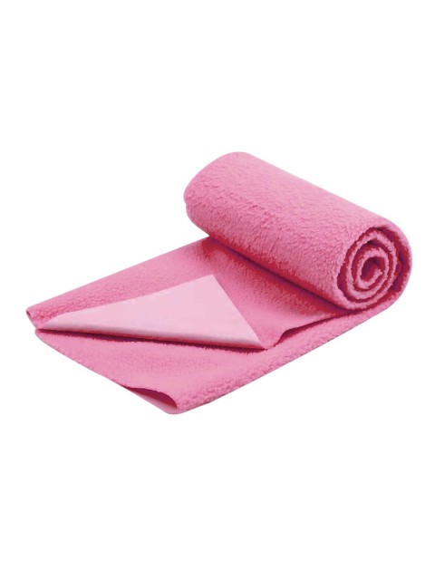 

Moms Home Infant Set Of 2 Solid Waterproof Protector Dry Sheet, Pink