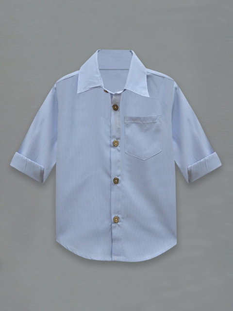 

A T U N Boys Blue Classic Casual Shirt