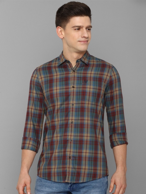 

Allen Solly Men Multicoloured Tartan Checked Cotton Casual Shirt, Multi