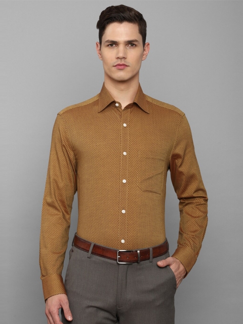 

Louis Philippe Men Brown Slim Fit Cotton Formal Shirt