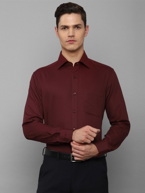 

Louis Philippe Men Maroon Slim Fit Formal Shirt