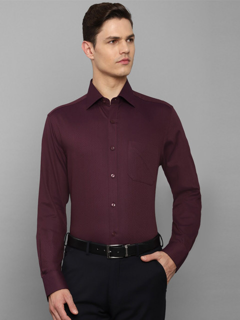 

Louis Philippe Men Purple Slim Fit Formal Shirt