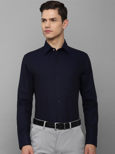 

Louis Philippe Men Navy Blue Slim Fit Formal Shirt