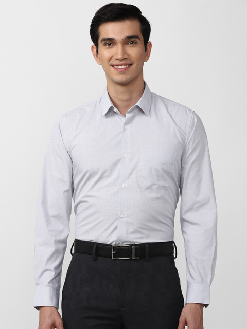 

Peter England Men Grey Formal Shirt