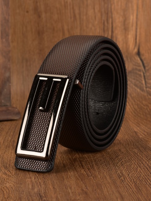 

BuckleUp Men Brown Textured Belt