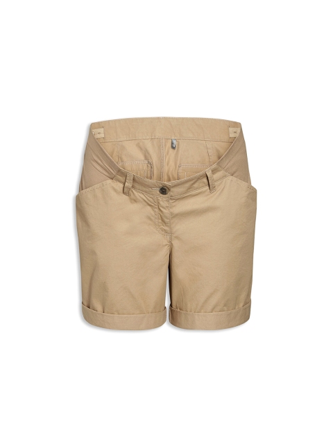 

next Women Brown Solid Regular Fit Regular Shorts