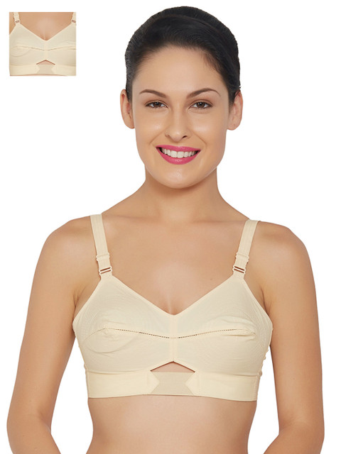 

Libertina Duchess Pack of 2 Beige Non-Wired Full-Coverage Bras DCH13BEG