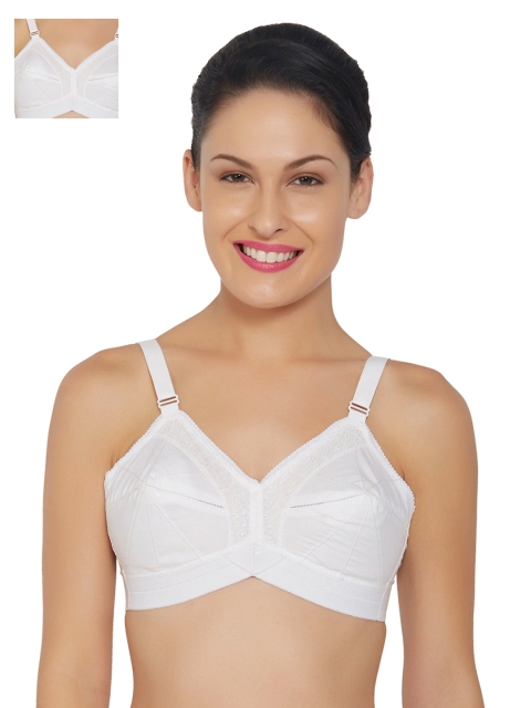 

Libertina Dolcevita C.S. Pack of 2 White Non Wired Full-Coverage Bras DEL11WHT