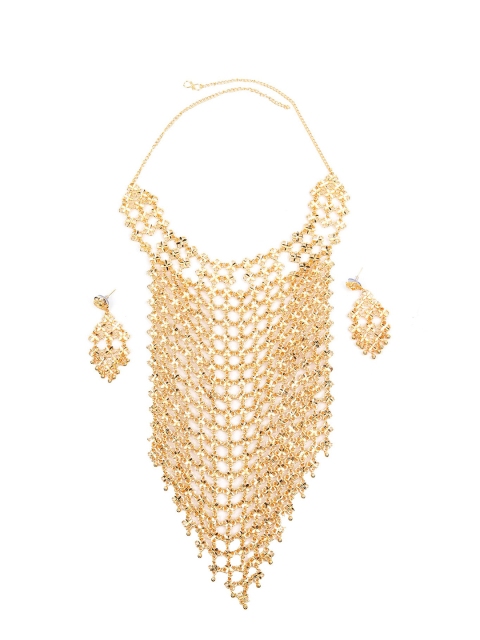 

ODETTE Gold-Plated Choker Jewellery Set