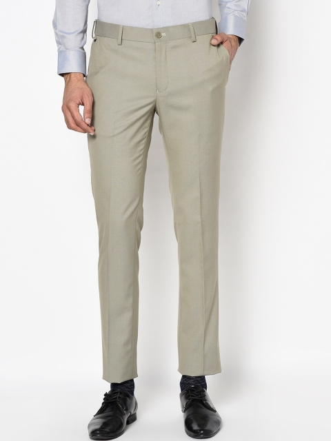 

Blackberrys Men Beige Slim Fit Trousers