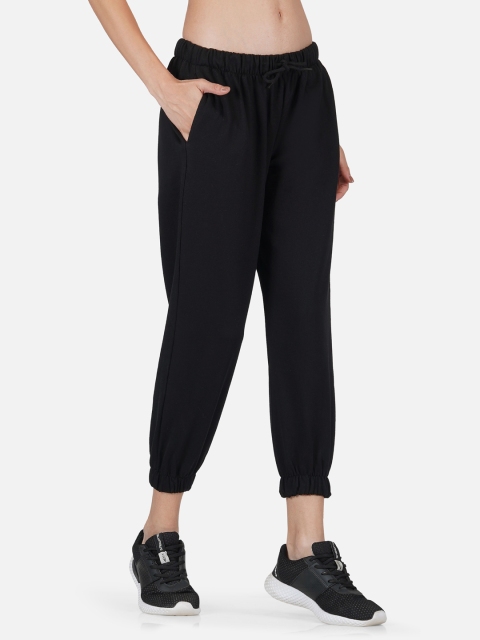 

Tinted Women Black Solid Cotton Joggers