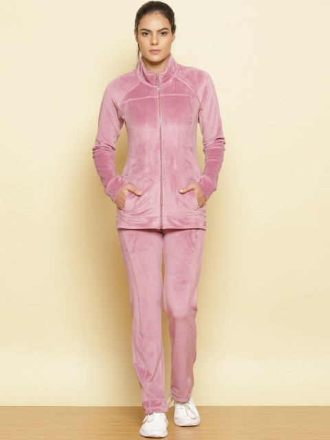 

Lakshita Women Pink Solid Slim-Fit Tracksuits