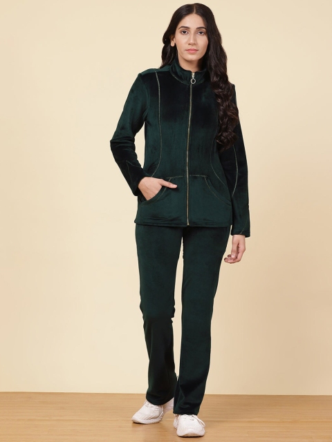 

Lakshita Women Green Solid Tracksuits