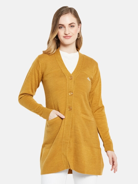 

Monte Carlo Women Gold-Toned Longline Cardigan