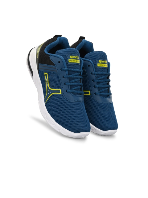 

BIRDE Men Navy Blue Textured Sneakers