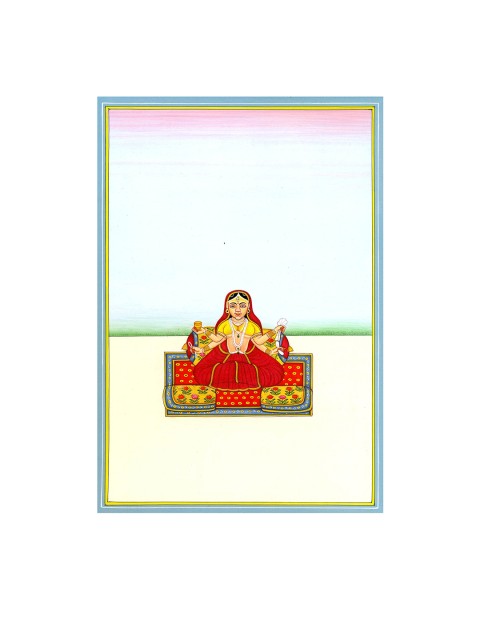 

Exotic India Multicoloured Religious Painting Wall Art, Multi