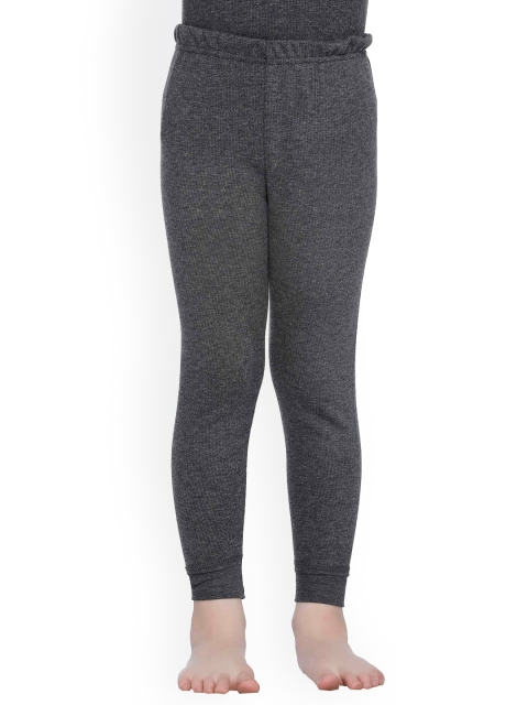 

Bodycare Kids Grey Solid Thermal Bottoms