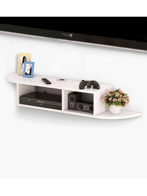 

Home Sparkle White MDF Basic Wall Shelf