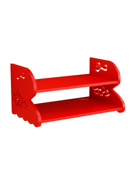 

Home Sparkle Red MDF Wall Shelves