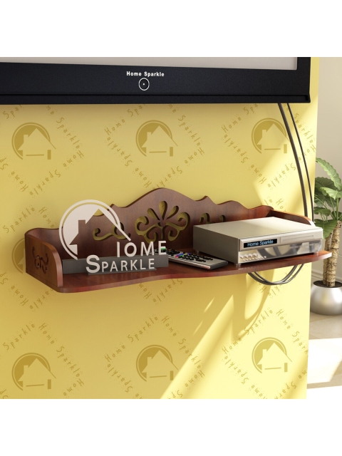

Home Sparkle Brown MDF Basic Wall Shelves