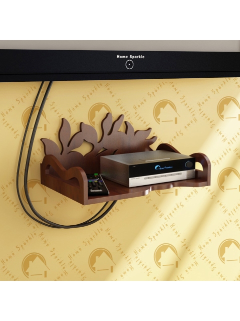 

Home Sparkle Brown MDF Wood Set Top Box Holder