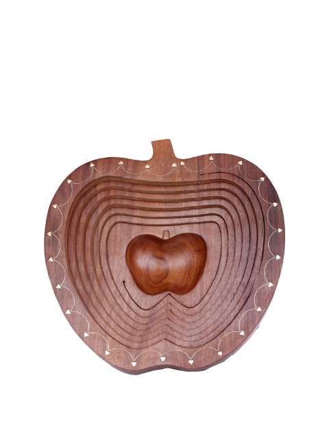 

Home Sparkle Brown Solid Wooden Tray