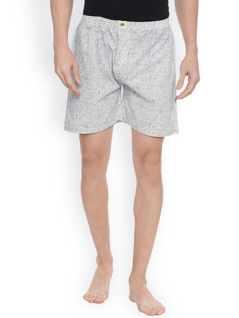 

Urban Dog White & Black Printed Boxers UDBX50