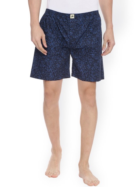 

Urban Dog Navy Printed Boxers UDBX53, Navy blue