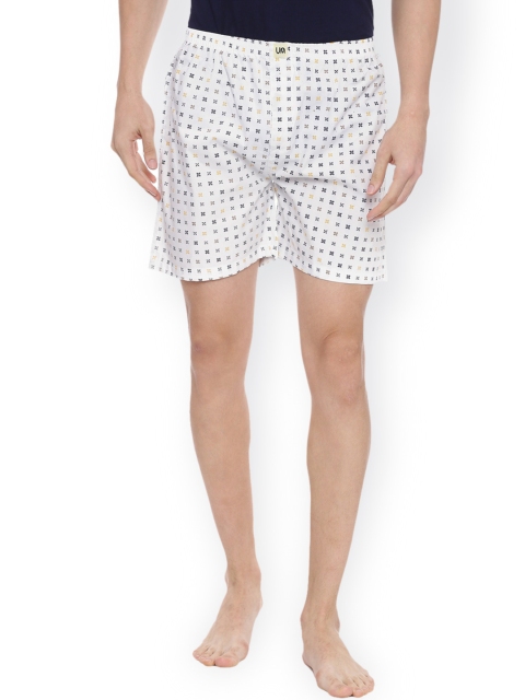 

Urban Dog White Printed Boxers UDBX67