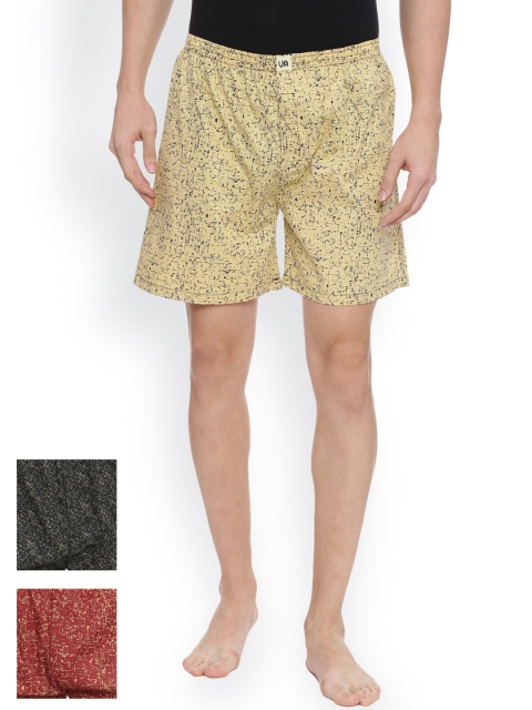 

Urban Dog Pack of 3 Printed Boxers UDBX64-65-66, Cream