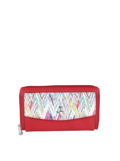 

Mochi Women Red & White Geometric Printed Envelope