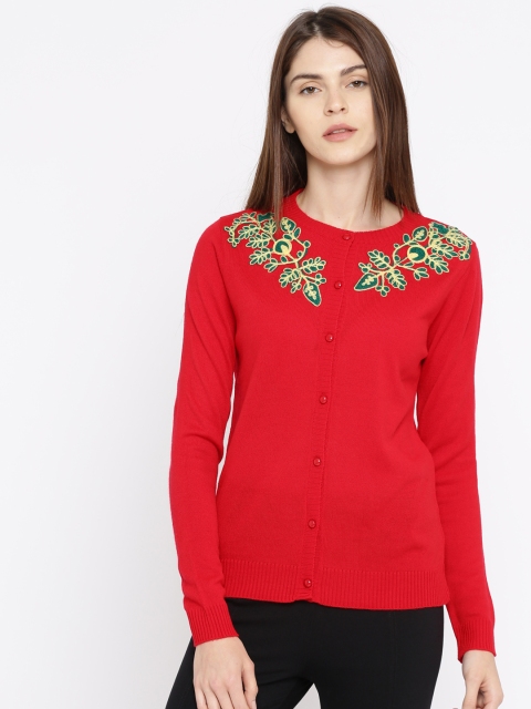 

Anouk Women Red Cardigan