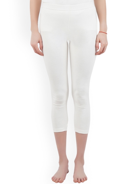 

BODYCARE INSIDER Women White Solid Thermal Bottom