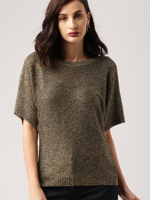 

all about you Navy Blue Copper-Toned Sweater