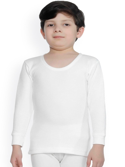 

Bodycare Kids Boys White Solid Cotton Thermal Set