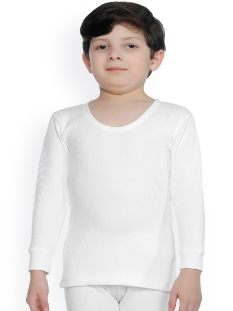 

Bodycare Kids Boys White Solid Cotton Thermal Set