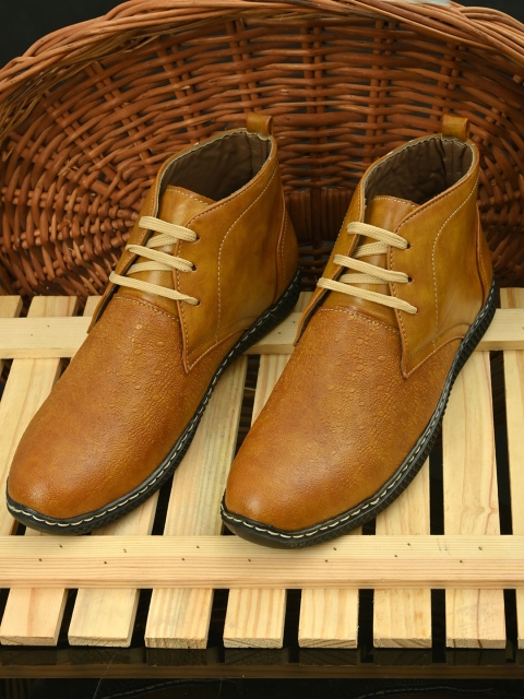 

John Karsun Men Tan Derbys