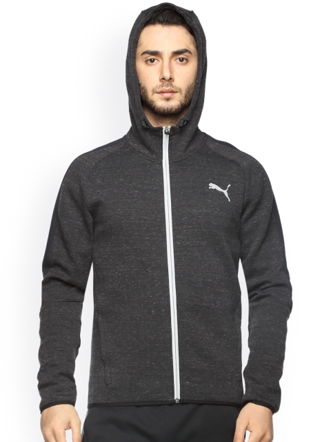 

PUMA Men Black Evostripe Proknit FZ Hoody Jacket