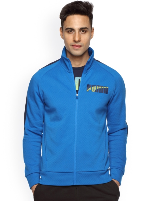 

Puma Men Blue Solid Padded Jacket