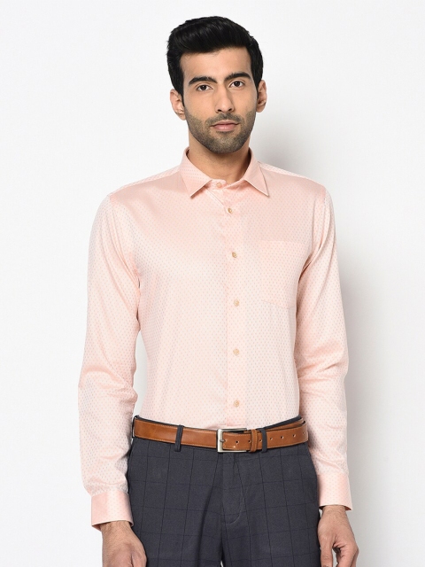 

Blackberrys Men Orange Slim Fit Formal Shirt