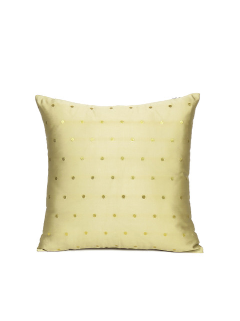 

OUSSUM Gold-Toned Square Cushion Covers With Zipper